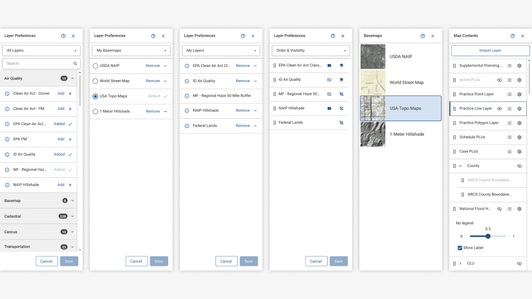 Layer side drawer update